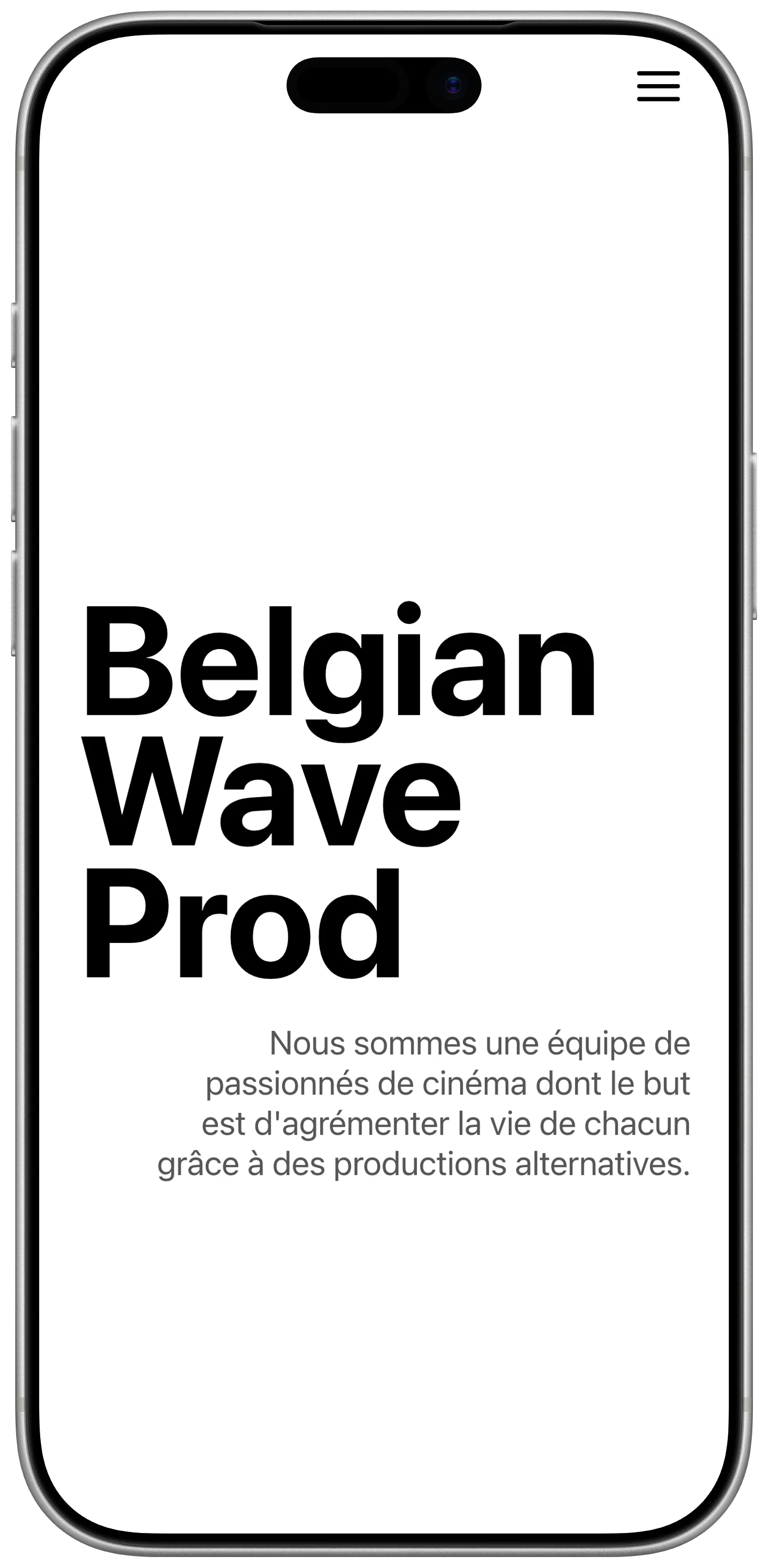 BWave Production sur iPhone