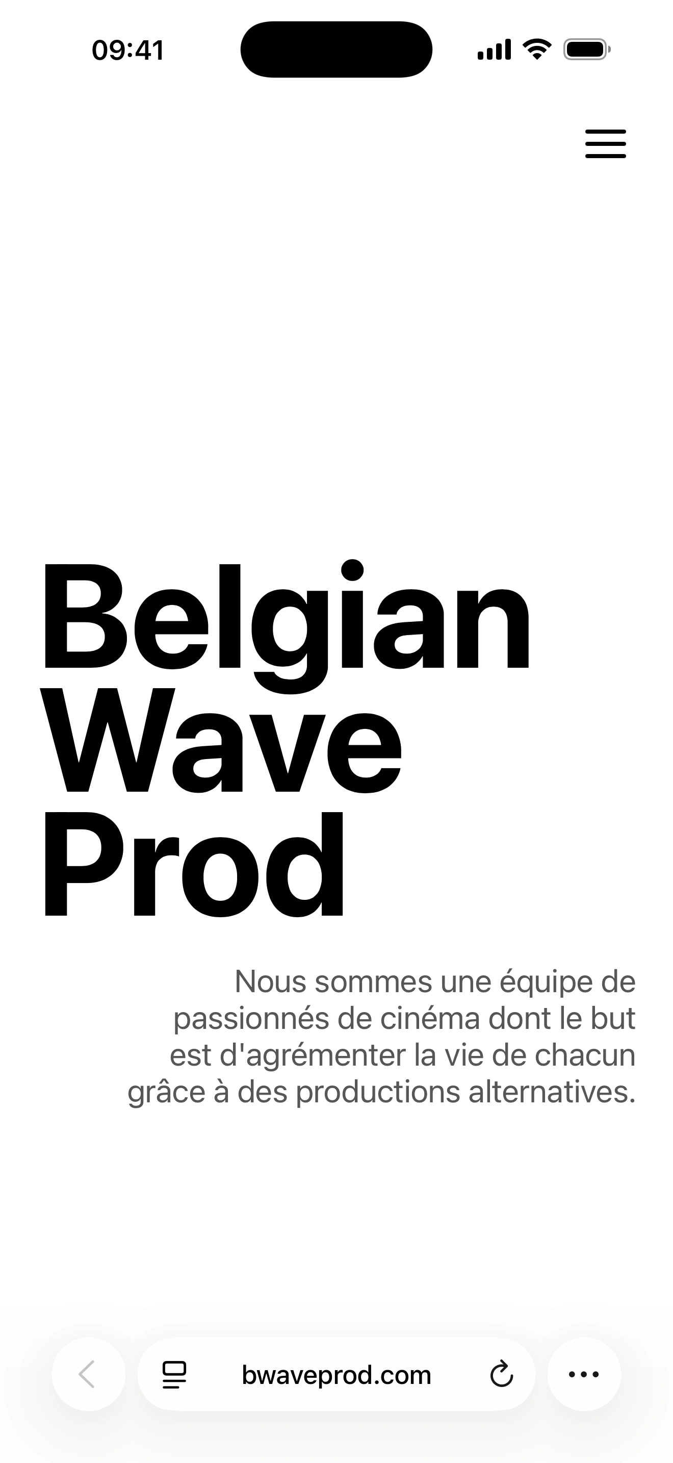Belgian Wave Productions sur iPhone