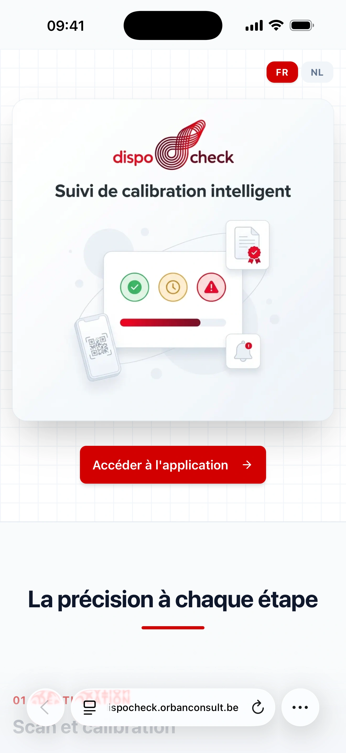 DispoCheck sur iPhone