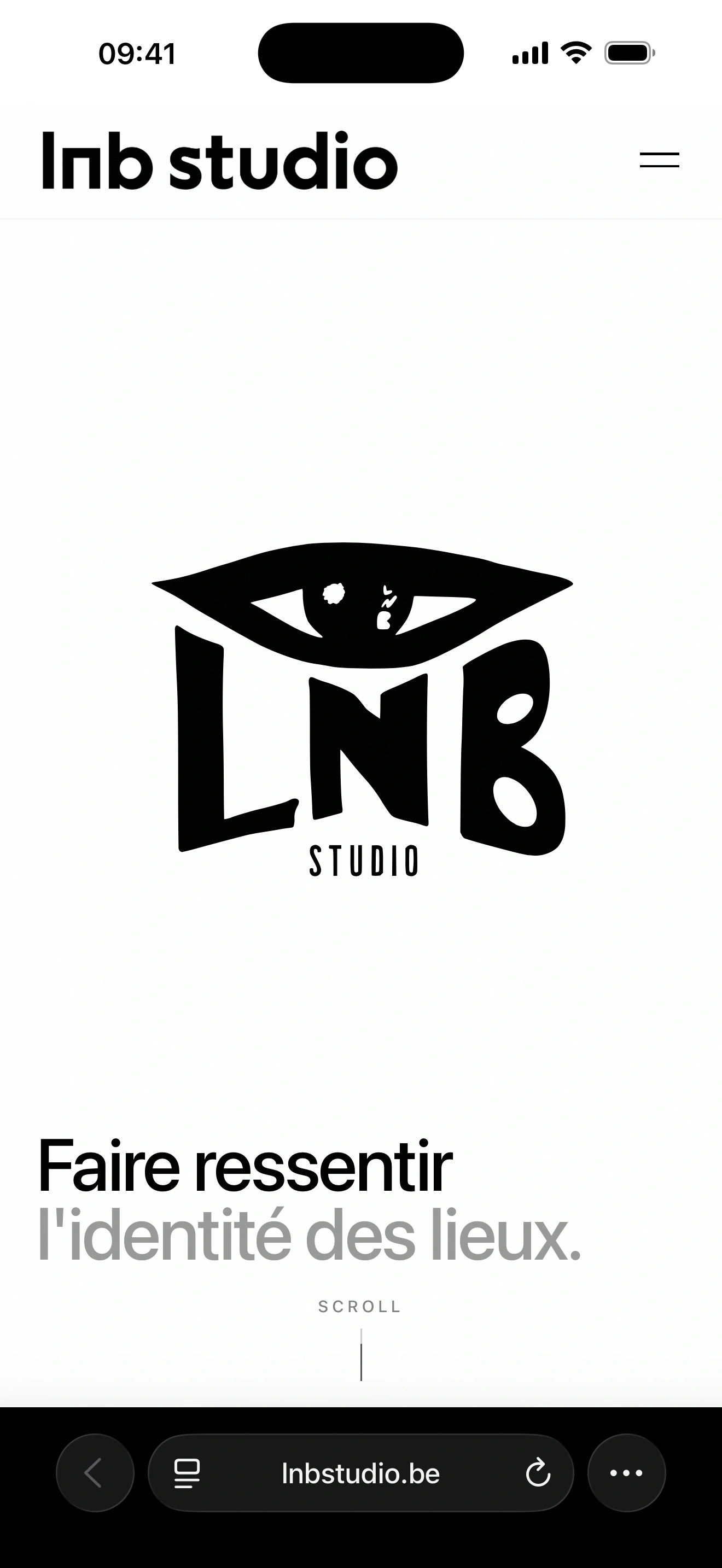 LNB Studio sur iPhone